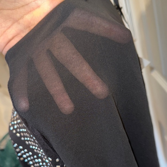 i jeans by Buffalo Black and Gold Studded Blouse - Picture 6 of 13